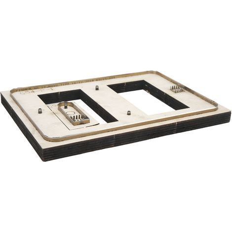 Lederstanzform C54, extra dicke Basis aus hochkohlenstoffhaltigem Stahl, einfach zu bedienender Lederstanzer für DIY-Bastelarbeiten (1/5)