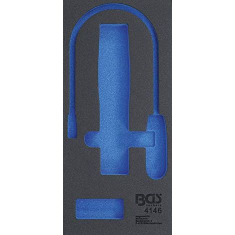 Modulo per carrelli portautensili 1/3  vuoto  per 4196 (1/3)