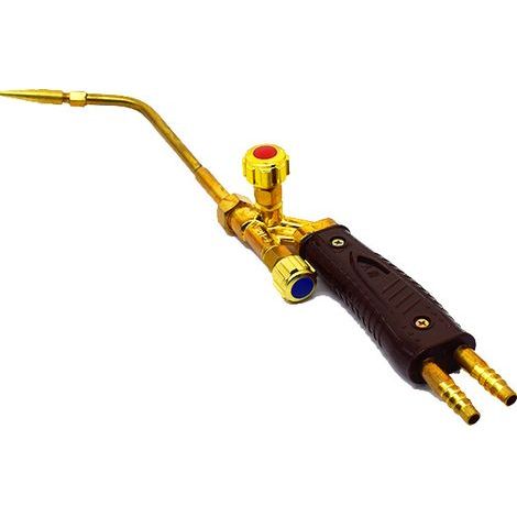 Antorcha de soldadura oxiacetiloxipropano, soldadora neumática resistente al calor para soldadura por inyección (H01-6) 39 cm (1/4)