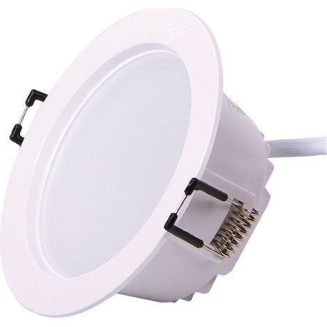 15W Spot Encastrable LED, IP44 étanche LED Plafonnier,Downlight Spot de Plafond, Non Dimmable Plafonnier Rond Pour Salle de Bain, Cuisine, Lot de 1(Blanc Chaud 3000K) (1/5)