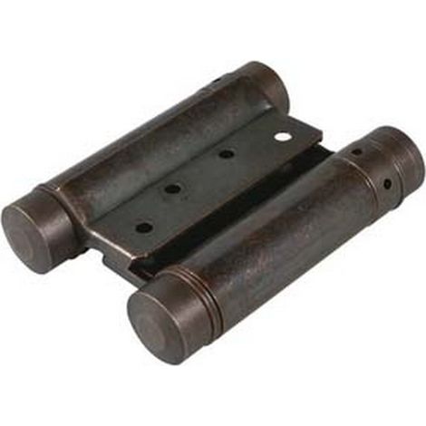 1CP CERNIERE A MOLLA TIPO "BOMMER" ACCIAIO BRONZATO ART.108 - mm.75