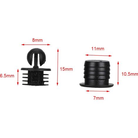 10 Paires de Fixations pour Grille de Haut-parleur, Couverture en Filet et Attaches Rapides pour Enceinte (1/5)