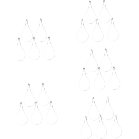 Stück transparent hängende befüllbare Kunststoffkugeln für (1/5)