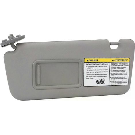 Pare-soleil gauche côté conducteur 7432042420B0, résistant aux UV, anti-reflets et inrayable, avec miroir de maquillage, pour JXLGV 2004 à 2005 (1/5)