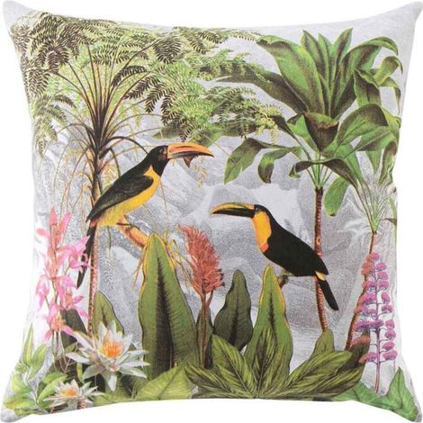 Housse de Coussin "Sweet Bird" 60x60cm Multicolore (1/2)