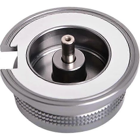 Adaptateur de cartouche de gaz pour réchaud de camping - intérieur et extérieur, argent (1/5)