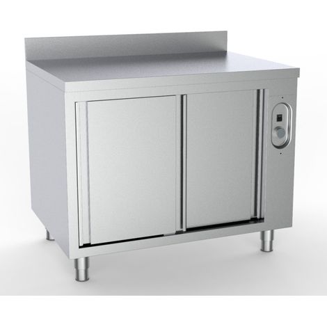 Armoire chauffante bord relevé 2 portes - Combisteel (1/2)