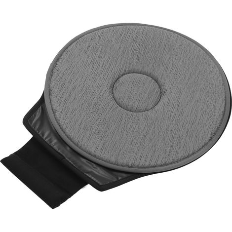 Coussin de siège auto portable, doux et respirant, rotation 360°, gris, pour personnes âgées et femmes enceintes, confortable et pratique. (1/5)