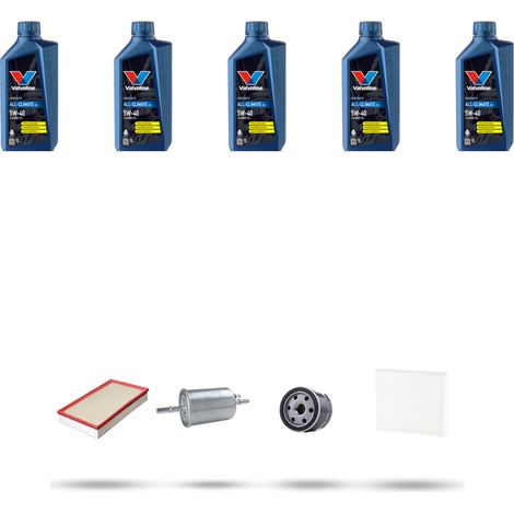 Kit tagliando 4 FILTRI e 5L OLIO compatibile con Renault Laguna III 1.6 16V 81kw dal 2007 (1/5)