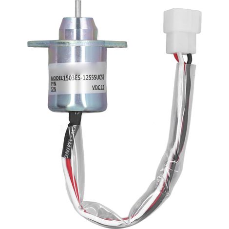 Motorstopp-Magnetventil für Hyundai R55, Kraftstoffabschalt-Magnetventil, Einspritzstopp, kompatibel mit Baggern, robustes Ersatzteil. (1/5)