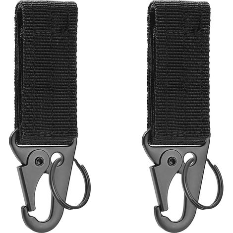 2 Mousquetons Nylon Gants Tactiques Exterieur (1/5)