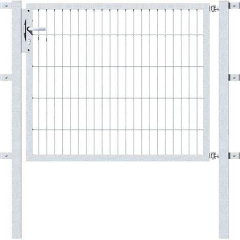 ALBERTS Einzeltor Flexo, feuerverzinkt, lichte BxH1250x1000, PF60x60/1500mm (1/3)