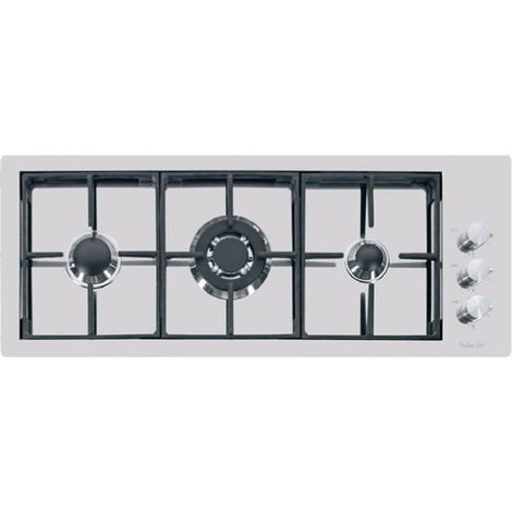 Foster S4000 Line 3F.FT. Colore del prodotto: Acciaio inox, Posizionamento dell'apparecchio: Da incasso, Tipo di piano cottura: Gas. Bruciatore piccolo: 1100 W, Bruciatore medio: 1750 W, ... - 7286032 (1/2)