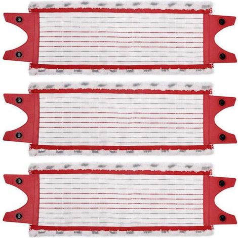 Serpillière Microfibre - Pour Balai À Franges - Compatible Vileda UltraMax - Lot De 6 Pièces (1/4)