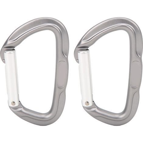 robuste, leichte und flexible Kletterkarabiner, langlebige Clips für Camping und Klettern. (1/5)