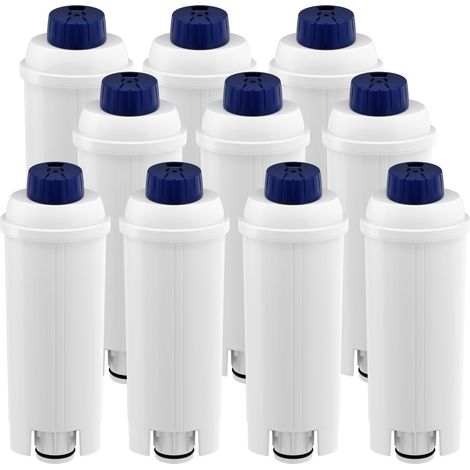 Lot de 10 filtres à eau pour machine à café, filtre à eau Magnifica s DLSC002 pour machine à café ECAM, ETAM, EC, BC (1/5)