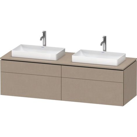 DURAVIT LC4873B75750000 Console WTU suspendue L-Cube 550x1