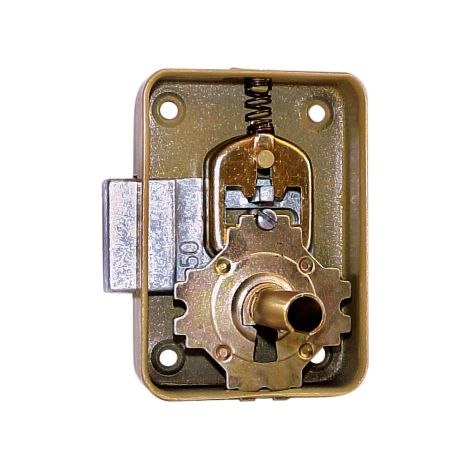 Serrure de meuble 70 façon PARIS avec canon de 40 mm axe 30 mm droite - VACHETTE