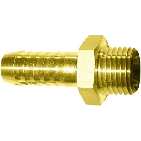 Raccords cannelés 9 mm 1/4' AG - 2 pièces