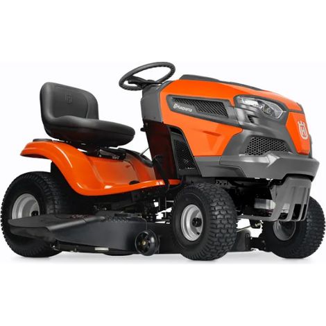 Husqvarna – Tracteur tondeuse à éjection latérale 107 cm – Moteur Briggs & Stratton 656 cm3 – Transmission hydrostatique à pédales – Pour jardins moyens