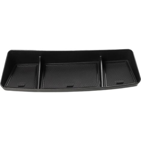 Boîte de rangement pour tableau de bord derrière l'écran, organiseurs de tableau de bord ABS + PVC, rangement de voiture, facile à utiliser pour Vehilce (1/4)