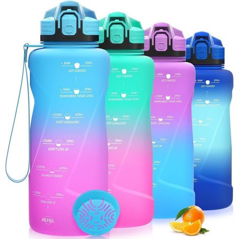 Trinkflasche Sport Kinder Auslaufsicher 67oz-bluepurple 2000 ml (1/5)