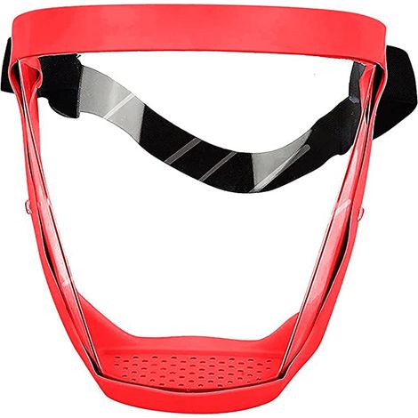 Visière Intégrale Anti-Buée - Protection Visage Complète Frontale et Latérale - Compatible Lunettes - Transparent PC - 1 Pièce (1/5)