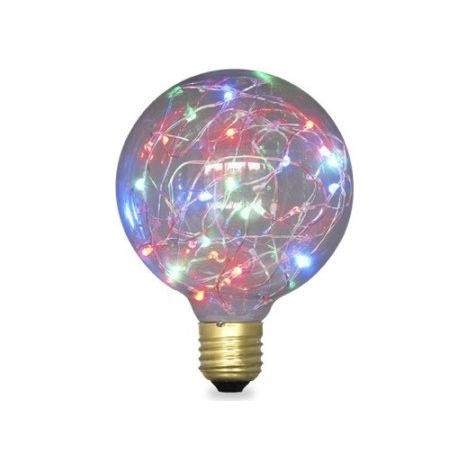 Lampadina Starlight Globe LED G95 2W E27 RGB