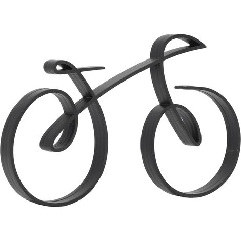 Sculpture minimaliste de vélo en métal, structure métallique moderne, ornement de vélo, décoration intérieure, cadeau (1/5)