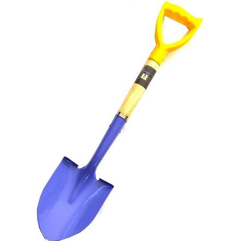 Trade Shop - Badile Pala A Punta Arrotondata Con Manico In Legno Attrezzi Da Giardinaggio -