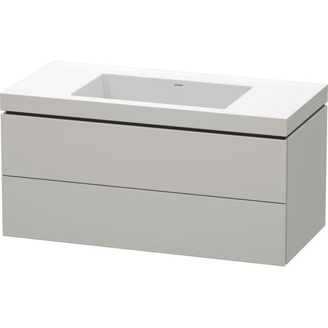 Duravit L-Cube conjunto encolado a pared, 2 cajones, sin