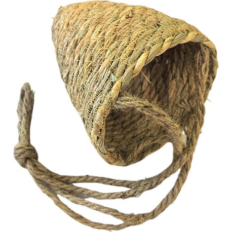 Panier suspendu décoratif pour terrasse ou jardin, jardinière suspendue texturée idéale mettre (1/5)
