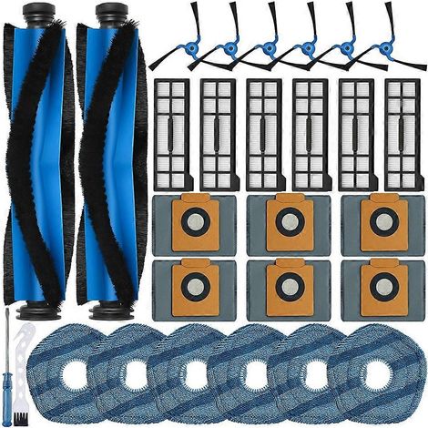 Kit d'accessoires X10 Pro Omni (28 pièces), kit de remplacement semestriel comprenant brosses, filtres et serpillères pour aspirateur robot (1/5)
