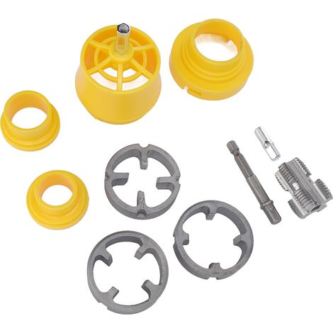 Kit de filetage de tuyaux PPR, tige hexagonale 1/4 pouce, filetage standard G1/2 G3/4, outils de plomberie (1/5)
