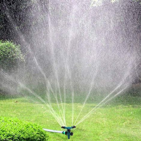 Arroseur Rongsi Garden pour jardin - asperseur rotatif 360° pour pelouse, couvrant jusqu'à 2000 m², arrosage automatique réglable avec système d'irrigation, 1 pièce (1/5)