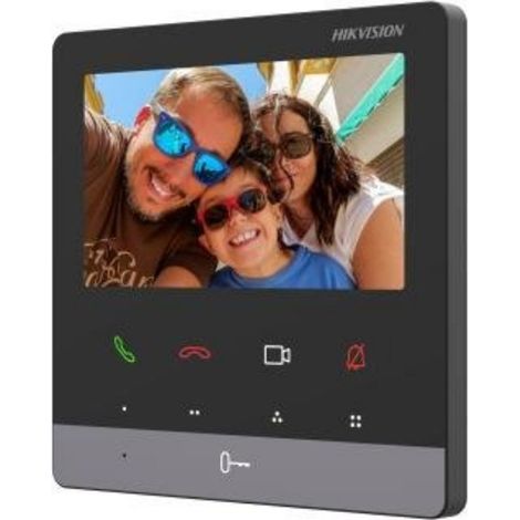 Hikvision DS-KH6100-E1 Intercomunicador de vídeo IP blanco de 4,3 pulgadas para interiores (1/4)