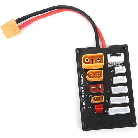 Ladeplatine mit 4,0-mm-Anschlüssen (XT30, XT60, XT90, T, JST) für IMAXB6/B6AC IDST-Ladegerät (1/5)