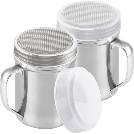 Tamis À Sucre - Maille Fines En Acier Inoxydable - Pour Café Bar Et Cuisine Maison - 170 G × 2 (1/2)