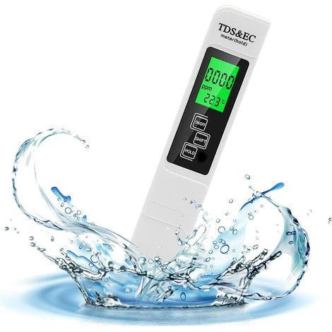 pH-mètre numérique avec écran LCD, conçu pour la vérification régulière de l'acidité des échantillons liquides à usage domestique.-AquaForge (1/5)