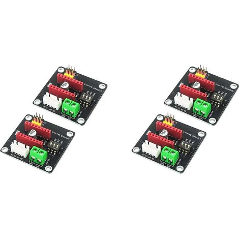 4 Stück DRV8825 A4988 3D-Drucker 42 Schrittmotortreiber-Controller-Erweiterungsmodul für Arduino R3 Ramps1.4 DC-Motortreiber()