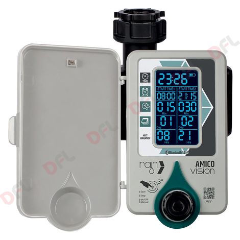 CENTRALINA PER IRRIGAZIONE DA RUBINETTO SMART 'AMICO VISION' attacco 1 Fattacco 1 F - 1 zona - RAIN