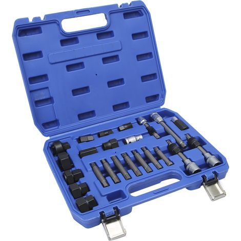 Alternator Pulley Removal and Extraction Kit (24 pieces) for Automotive Repair (1/5)