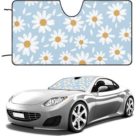 Couverture Pare-Brise Voiture Cygne Élégant Moderne - Feuilles De