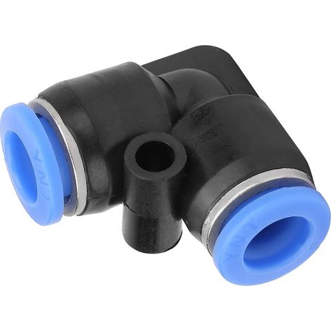 10Pcs Plastique Raccord Coudé Elliptique Rapide Connecteurs Pneumatiques Tuyau Flexible D'Air Tuyau Raccord PV-8 8mm (1/5)