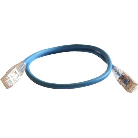 Cordon de brassage et utilisateurs RJ45 LCS³ catégorie6 0,5m Bleu LEGRAND 051540 (1/2)