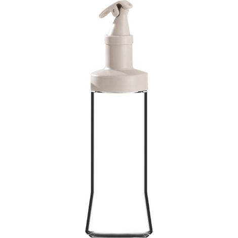Bouteille Distributeur Huile - Verre Trempé Carré Haute - Anti-goutte - Pour Cuisine et Pique-nique - 500 ml (1/5)