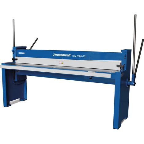 Cisaille à tôle manuelle 1500 mm – Épaisseur 1,5 mm – Butée arrière 500 mm – Lames en acier HRC55-60 pour coupe précise – Metallkraft - TBS1501-15