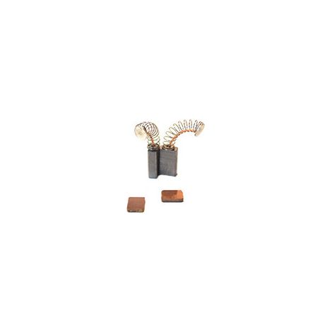 Juego de 2 carbones adaptables para Skil. Dimensiones: 5 x 100 x 16 mm.