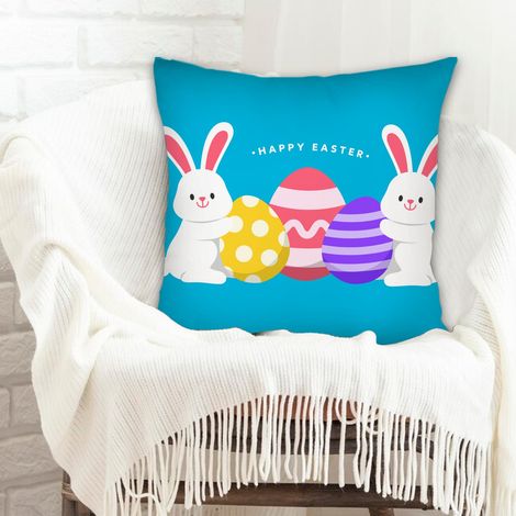 Housse de coussin décorative à la mode pour la maison maison douce confortable pour décoration de Pâques (1/5)