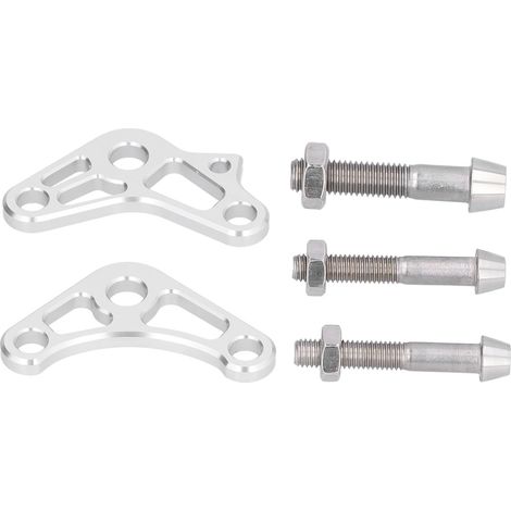 Amortisseur moto abaissement hauteur 0.8-1.2 pouces réduction compatible Piaggio Vespa Sprint 150 Primavcra 150 argent (1/5)